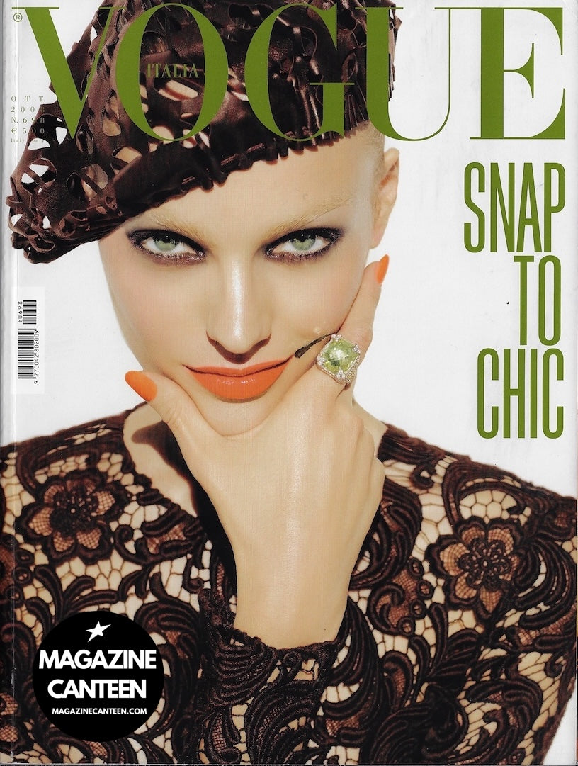 Vogue Italia Magazine 2008 - Anna Maria Jagodzinska