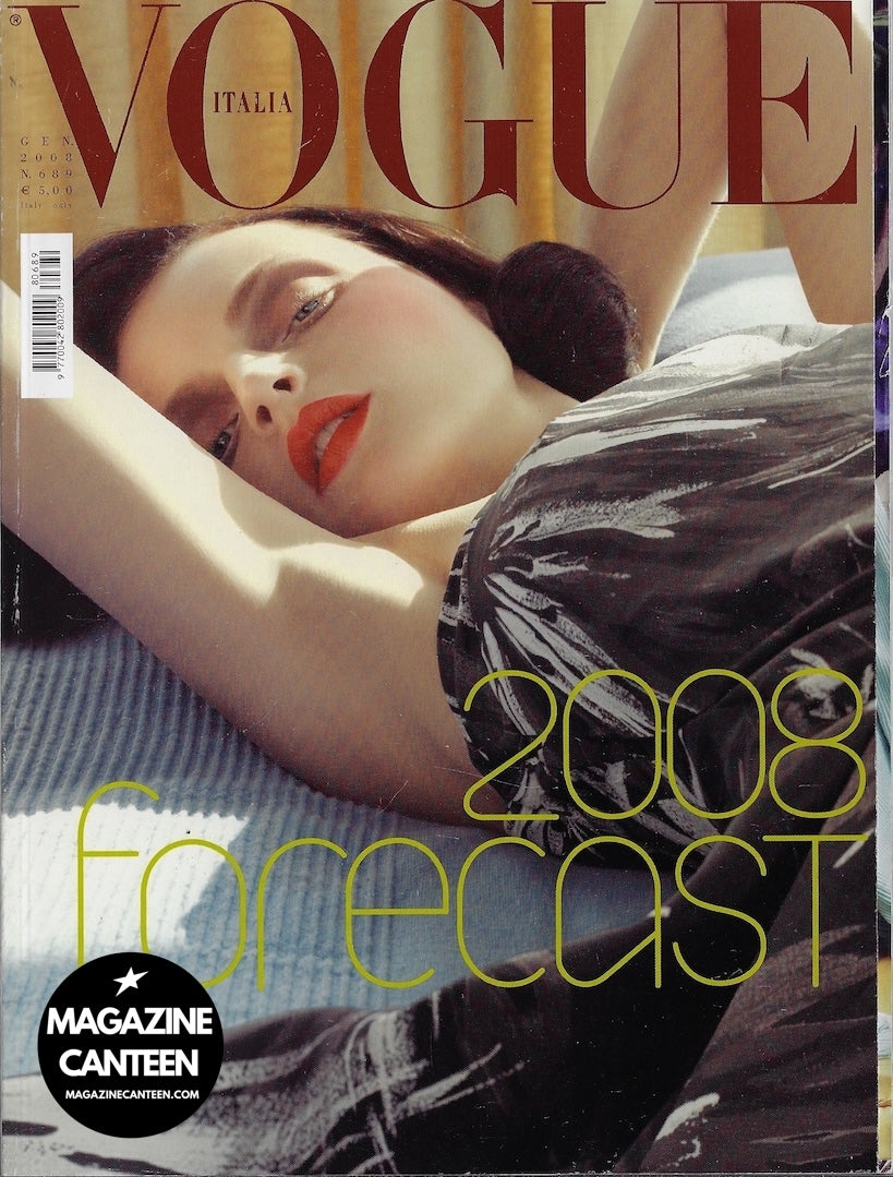 Vogue Italia Magazine 2008 - GUINEVERE VAN SEENUS Charlotte Gainsbourg