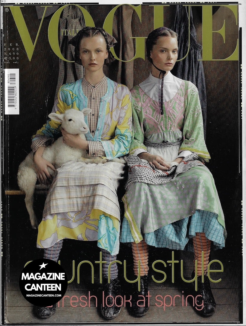 Vogue Italia Magazine 2008 - Agnete Hegelund MEISEL Kamila Filipcikova