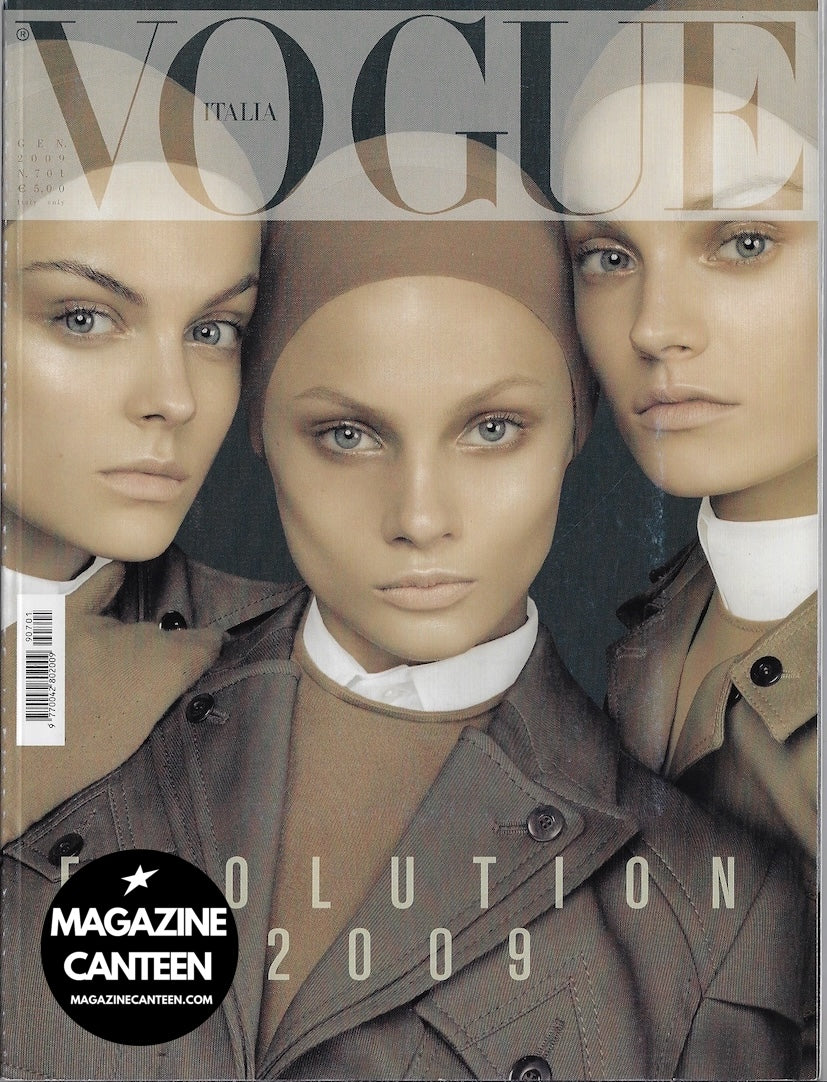 Vogue Italia Magazine 2009 - Anna Selezneva KARLIE KLOSS Meg Ryan