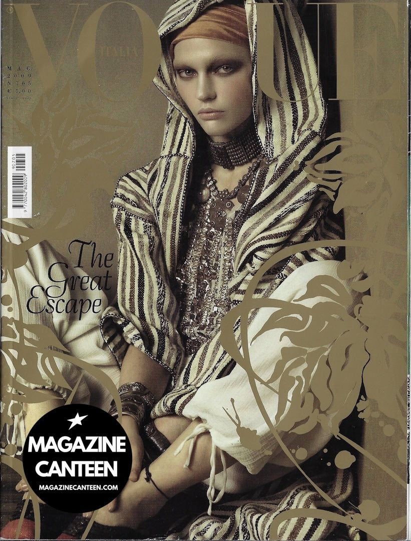 Vogue Italia Magazine 2009 - Sasha Pivovarova ENIKO MIHALIK Herzigova