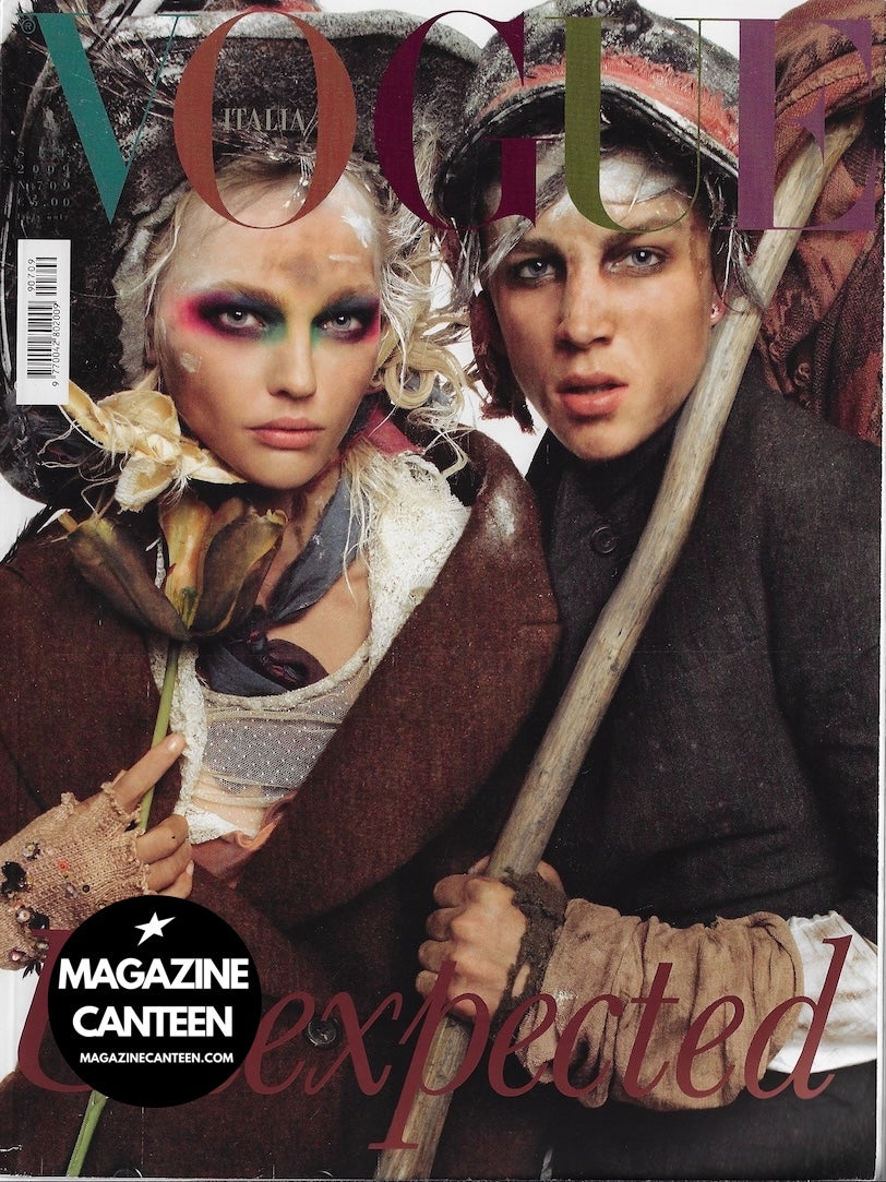 Vogue Italia Magazine 2009 - Sasha Pivovarova ASH STYMEST McMenamy