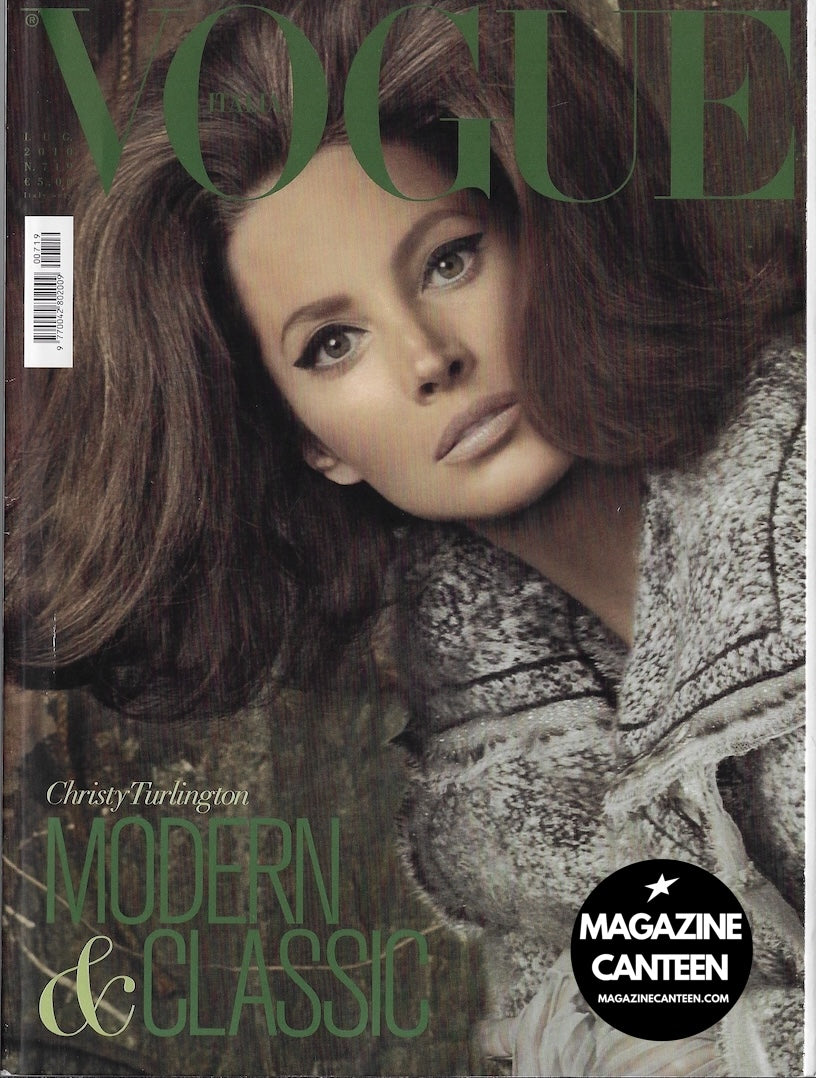 Vogue Italia Magazine 2010 - CHRISTY TURLINGTON Bruce Weber