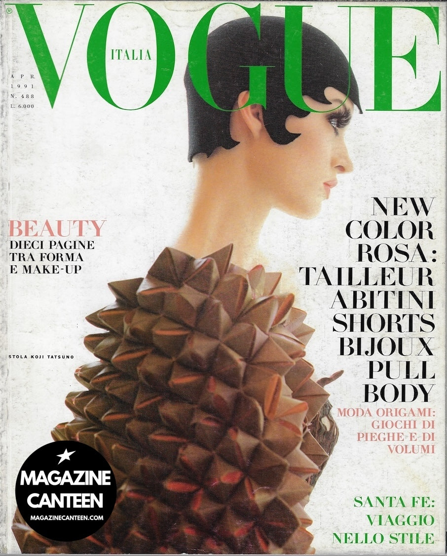 Vogue Italia Magazine 1991 - TERESA STEWART LINDA EVANGELISTA Niki Taylor