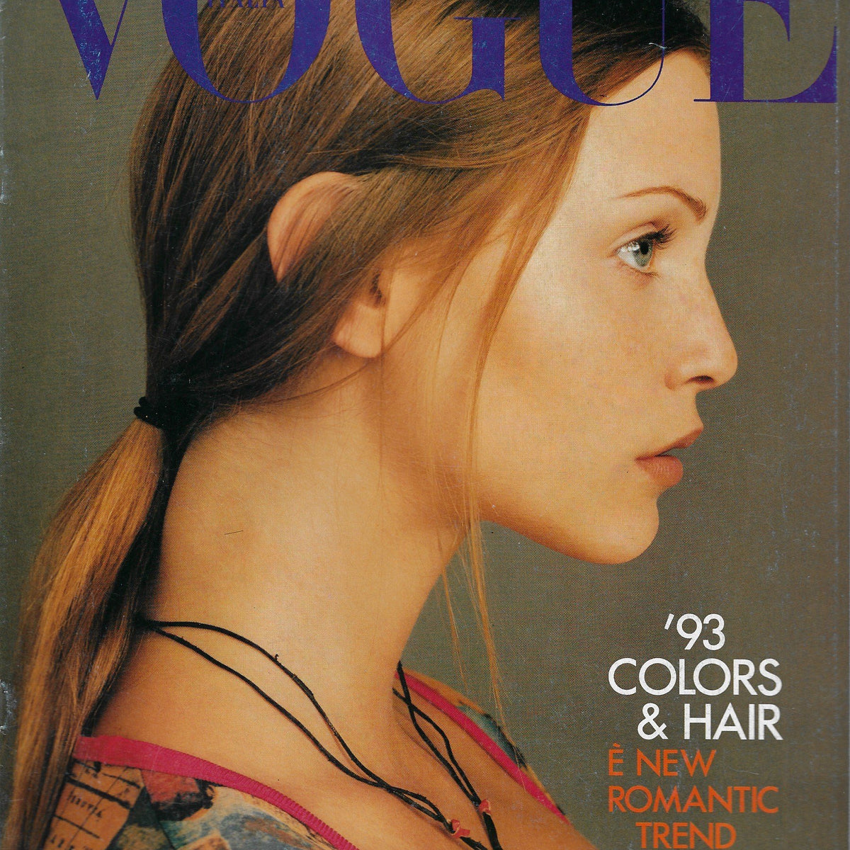 Vogue Italia Magazine Supplement - Nadja Auermann Steven Meisel ...