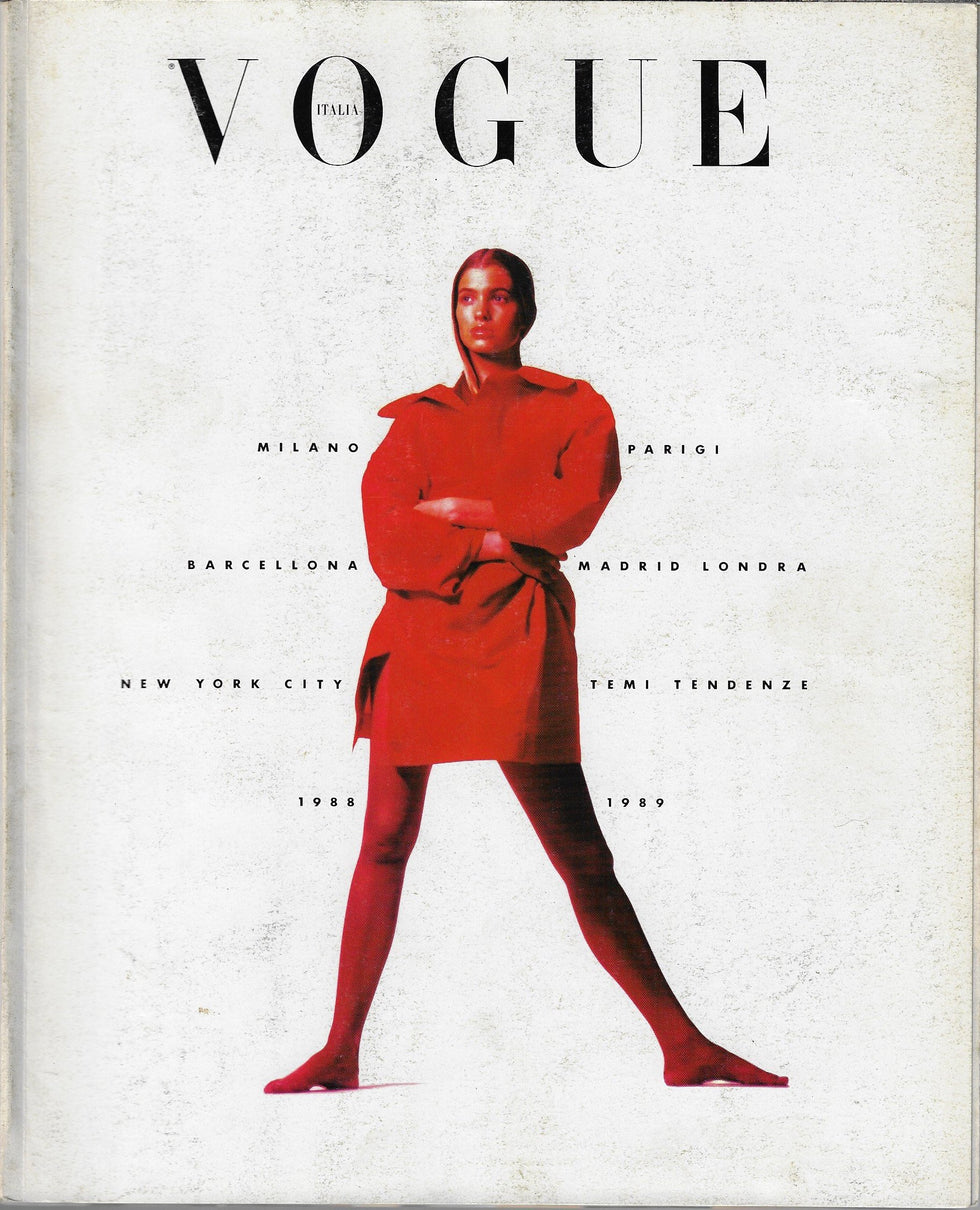 Vogue Italia Magazine Supplement - Dossier 1988 Steven Meisel ...