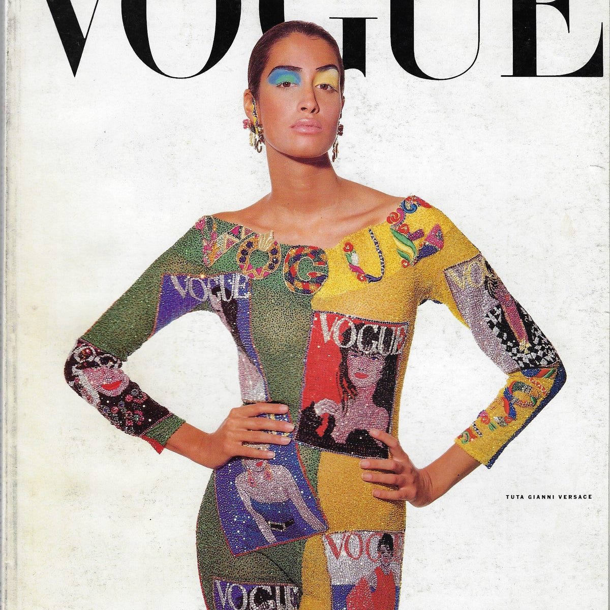 Vogue Italia Magazine Supplement - 1991 Yasmeen Ghauri Steven Meisel ...