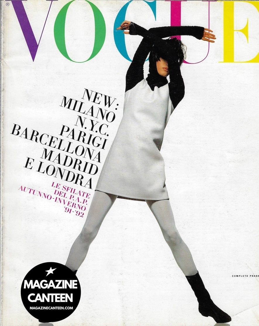 Vogue Italia Magazine Supplement - 1991 Yasmeen Ghauri