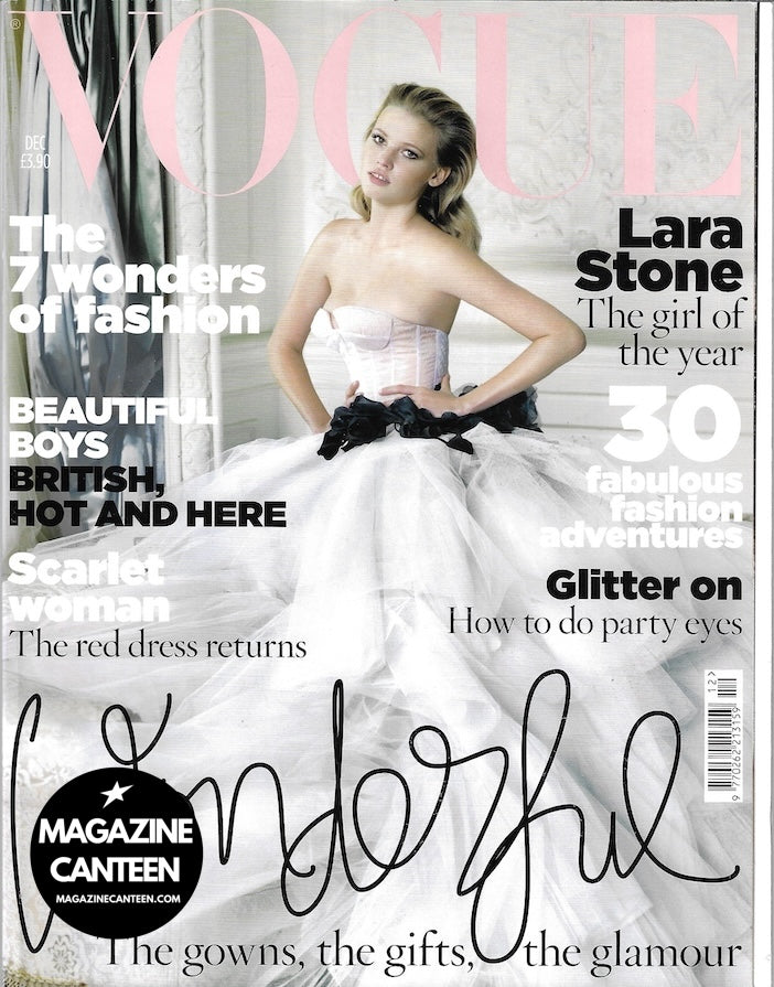 Vogue Magazine December 2009 - Lara Stone Jamie Dornan 