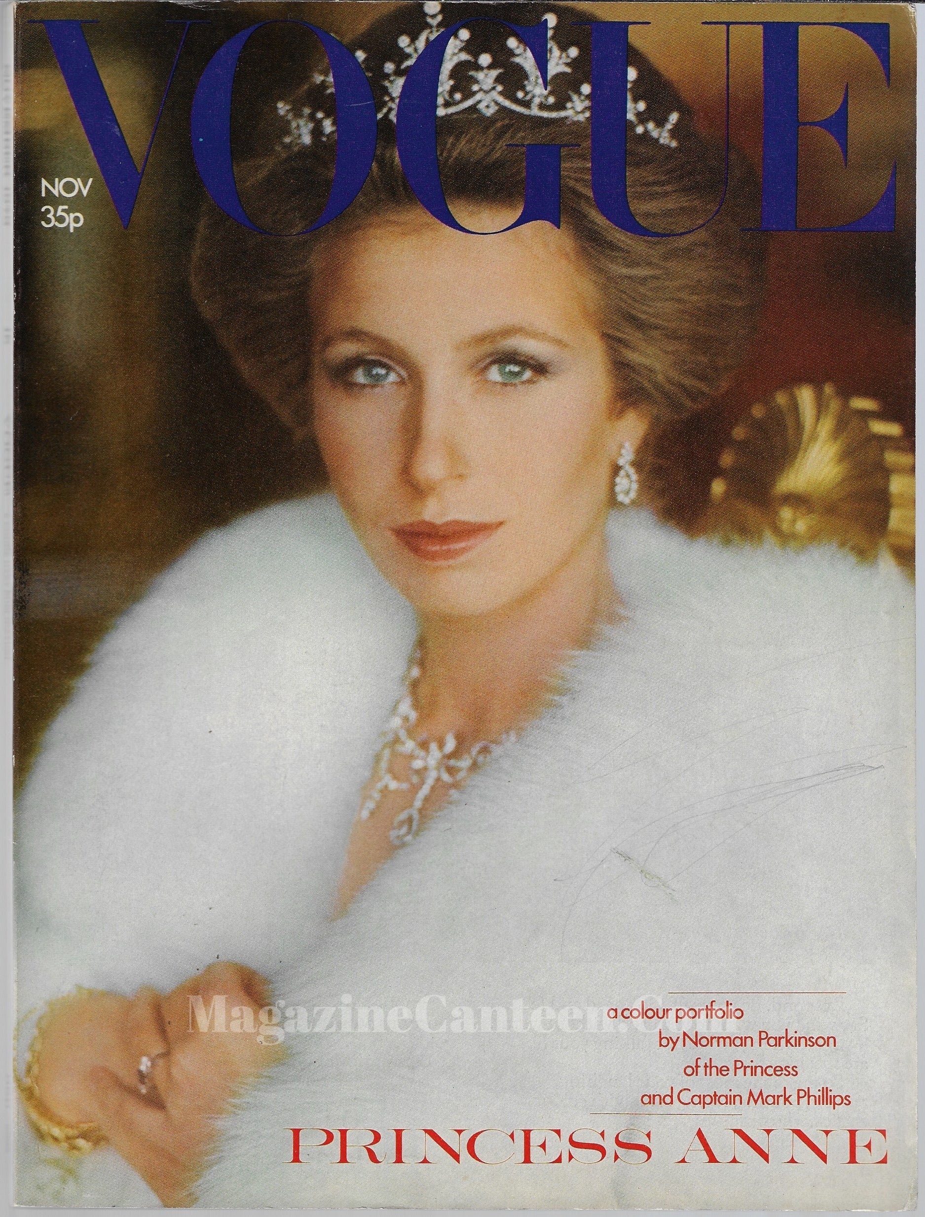 Vogue Magazine November 1973 - Princess Anne