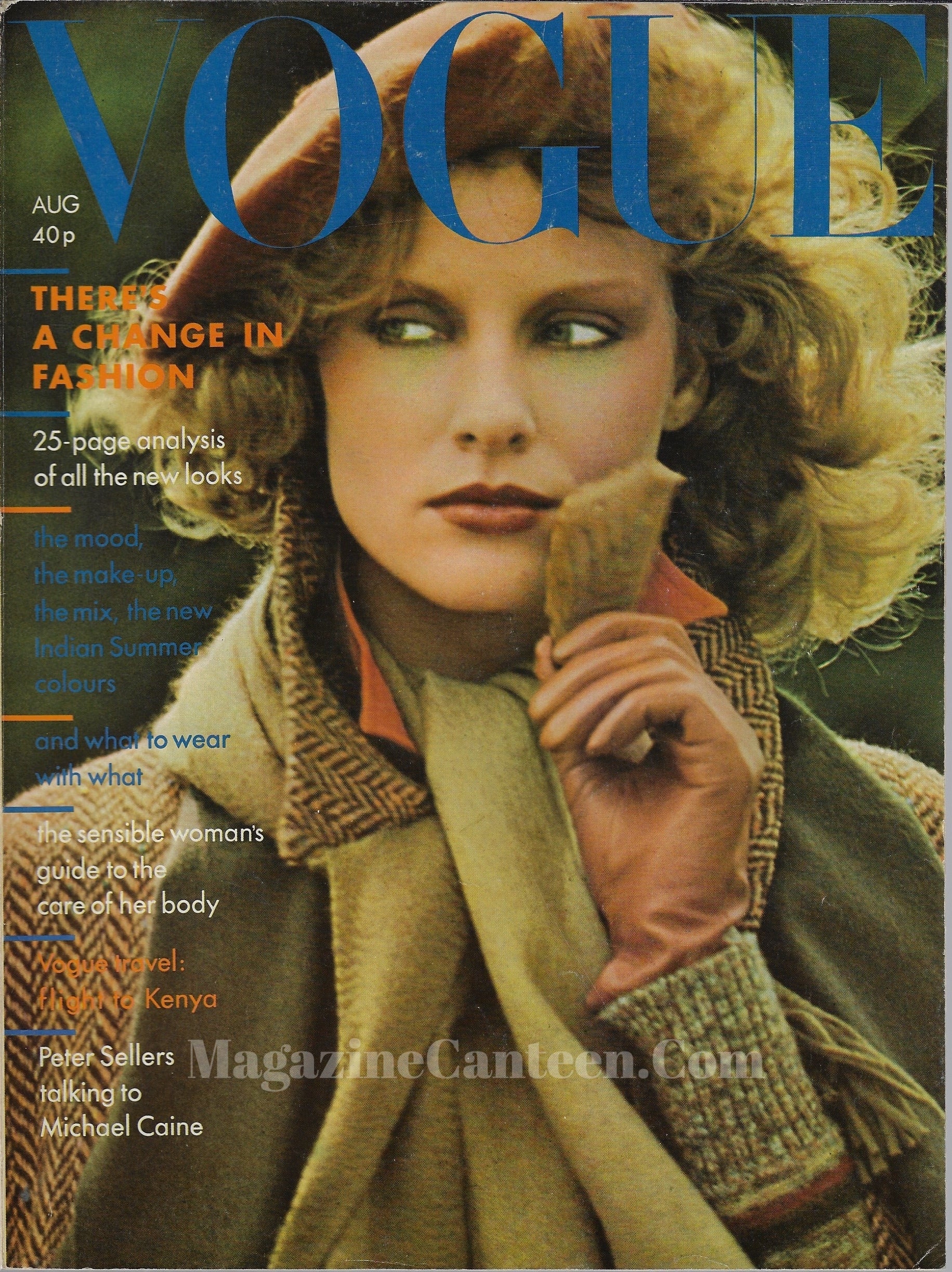 Vogue Magazine August 1974 - Christiana Steidten