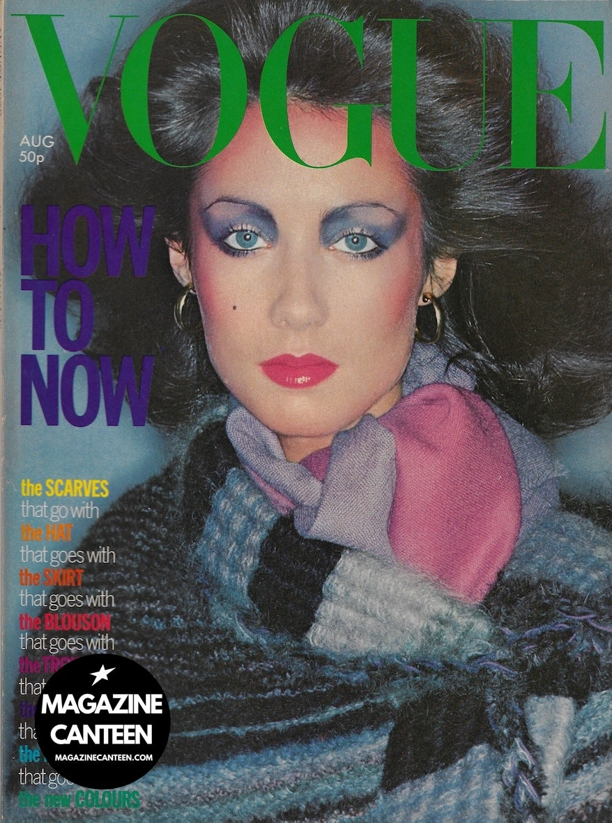 Vogue Magazine August 1976 - MOYRA SWAN David Bailey