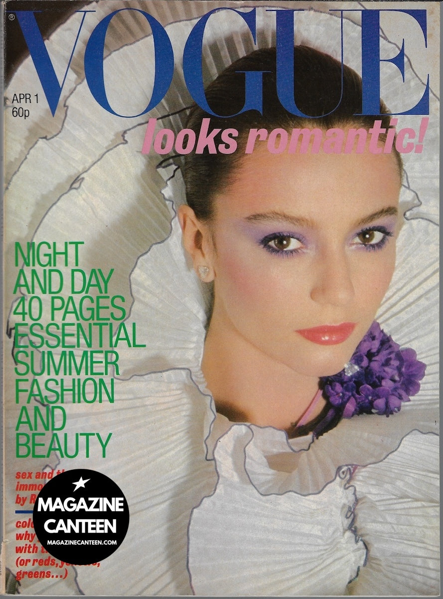 Vogue Magazine April 1977 - RACHEL WARD Willie Christie