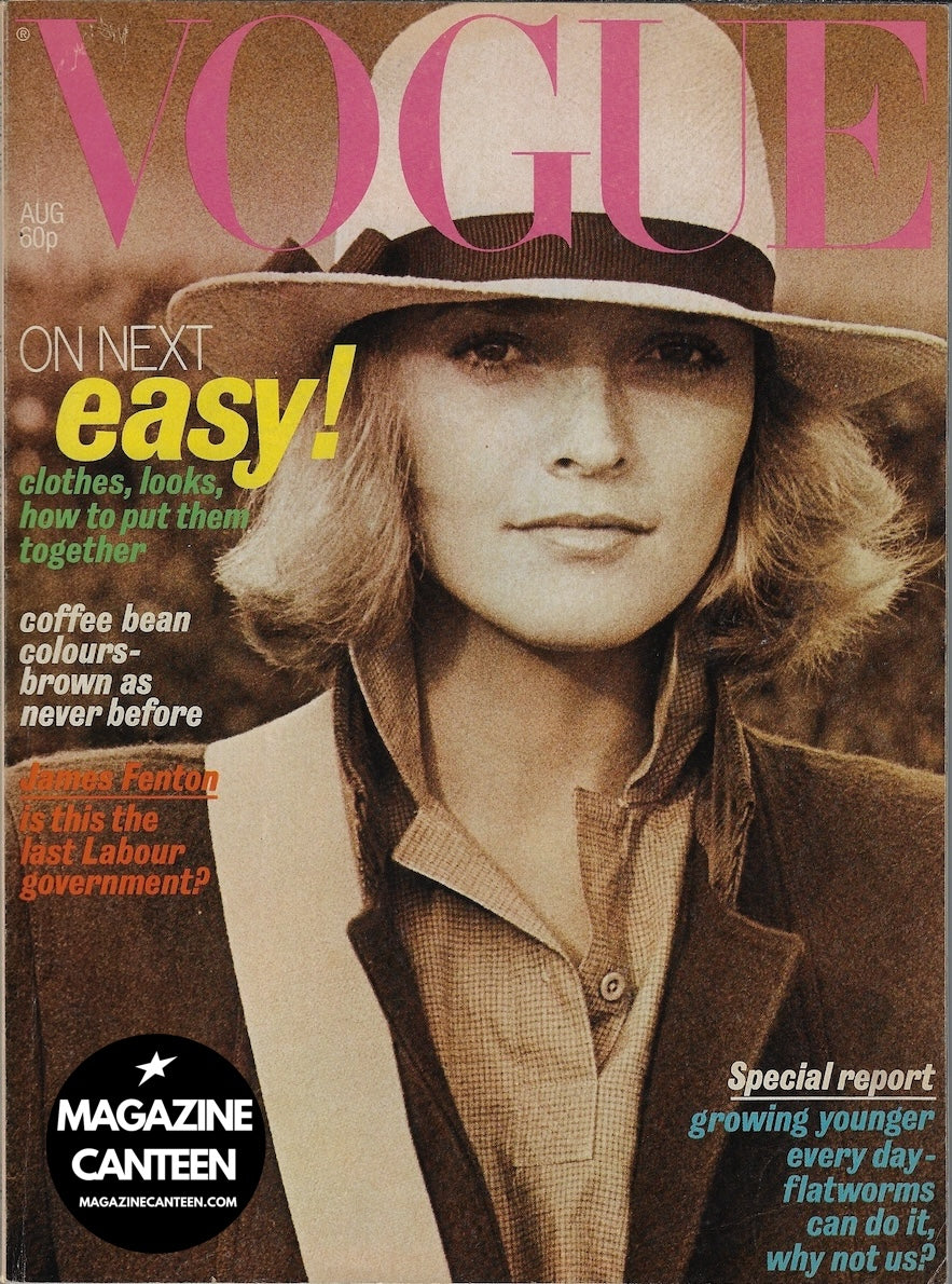 Vogue Magazine August 1977 - KIRSTI TOSCANI Norman Brand PAUL WELLER