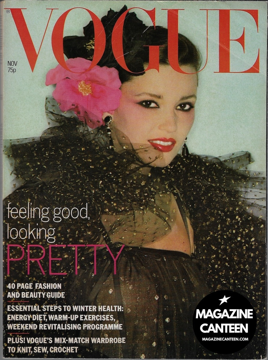 Vogue Magazine November 1977 - MARCIE HUNT Lothar Schmid