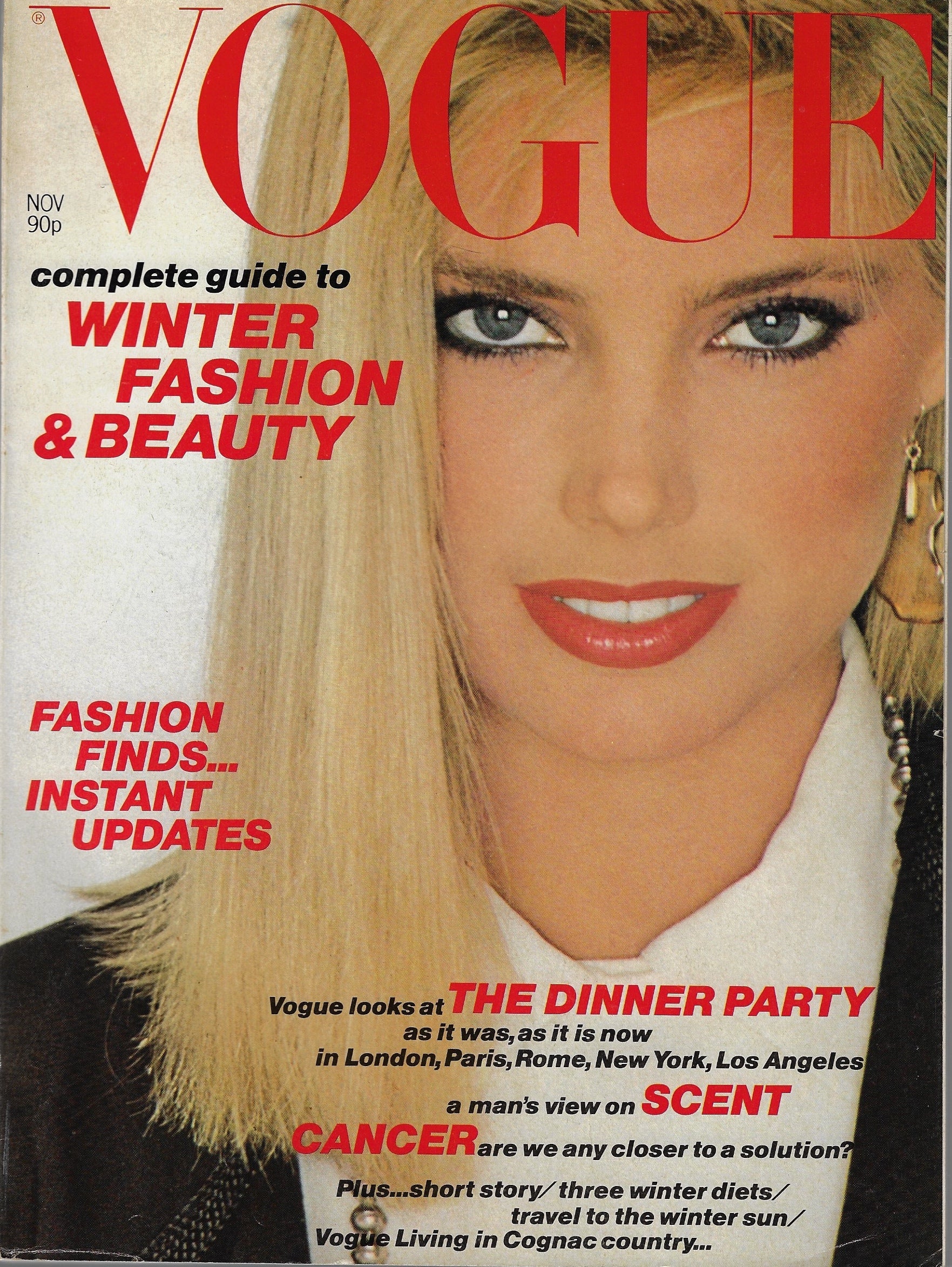 Vogue Magazine November 1979 Kelly Emberg Magazine Canteen