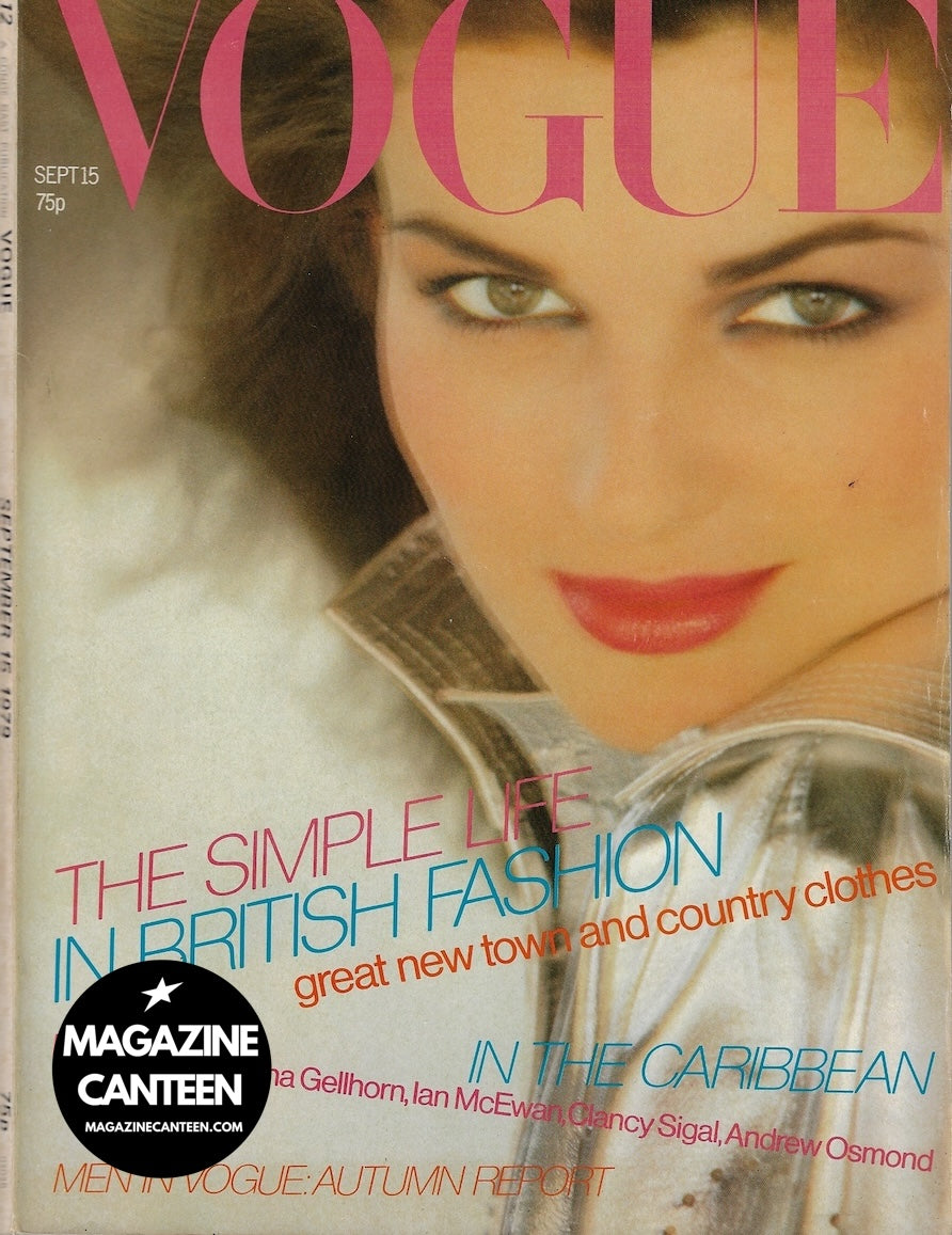 Vogue Magazine September 1979 - Eva Voorhees BRUCE WEBER Lindbergh