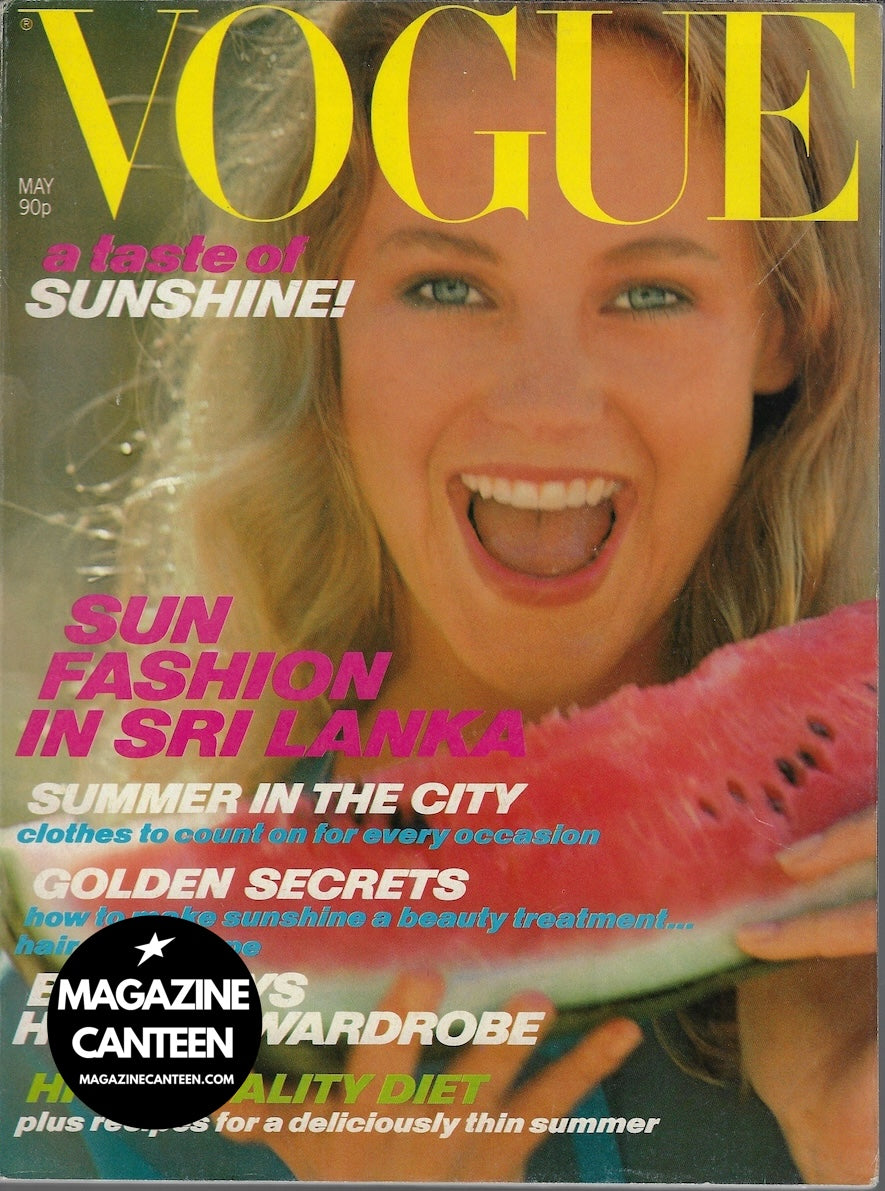 Vogue Magazine May 1980 - Lisa Ryall ALEX CHATELAIN Demarchelier