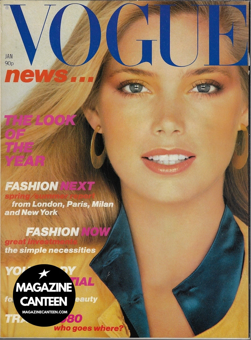 Vogue Magazine January 1980 - Kelly Emberg BRUCE WEBER Demarchelier