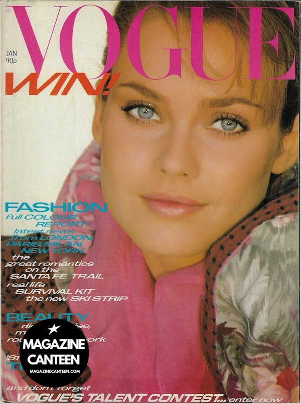 Vogue Magazine January 1981 - Carol Alt BRUCE WEBER Richard Rogers ...