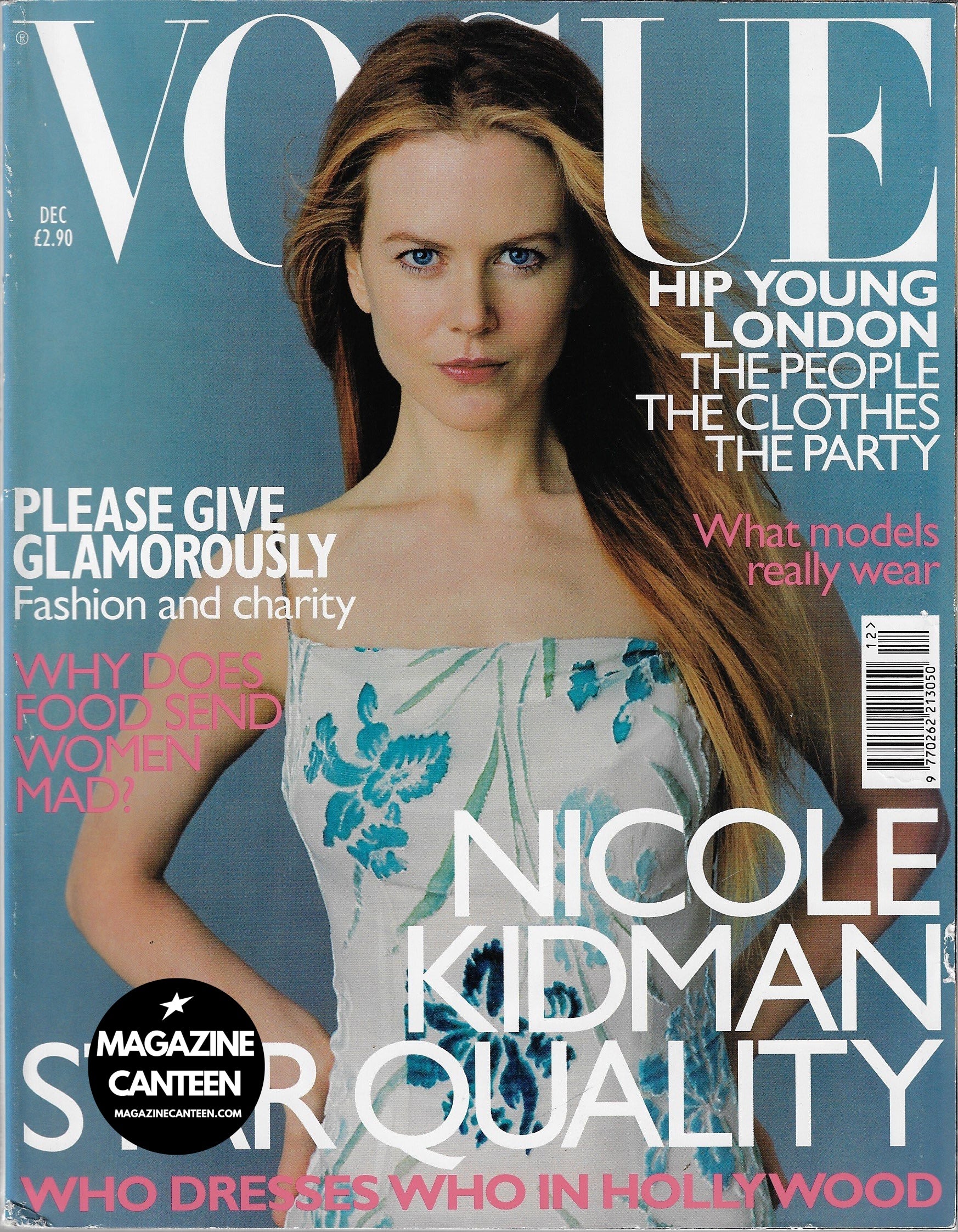 Vogue Magazine December 1998 - Nicole Kidman