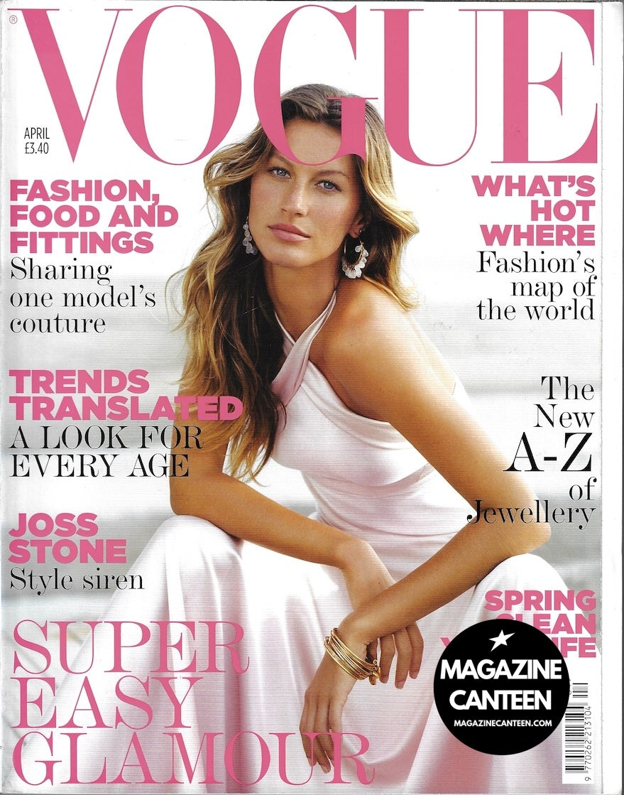 Vogue Magazine April 2005 - Gisele Bundchen