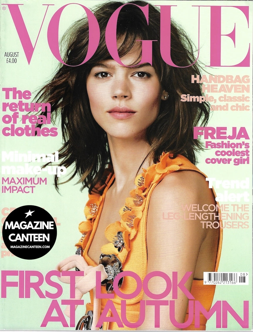 Vogue Magazine August 2010 - Freja Beha Erichsen