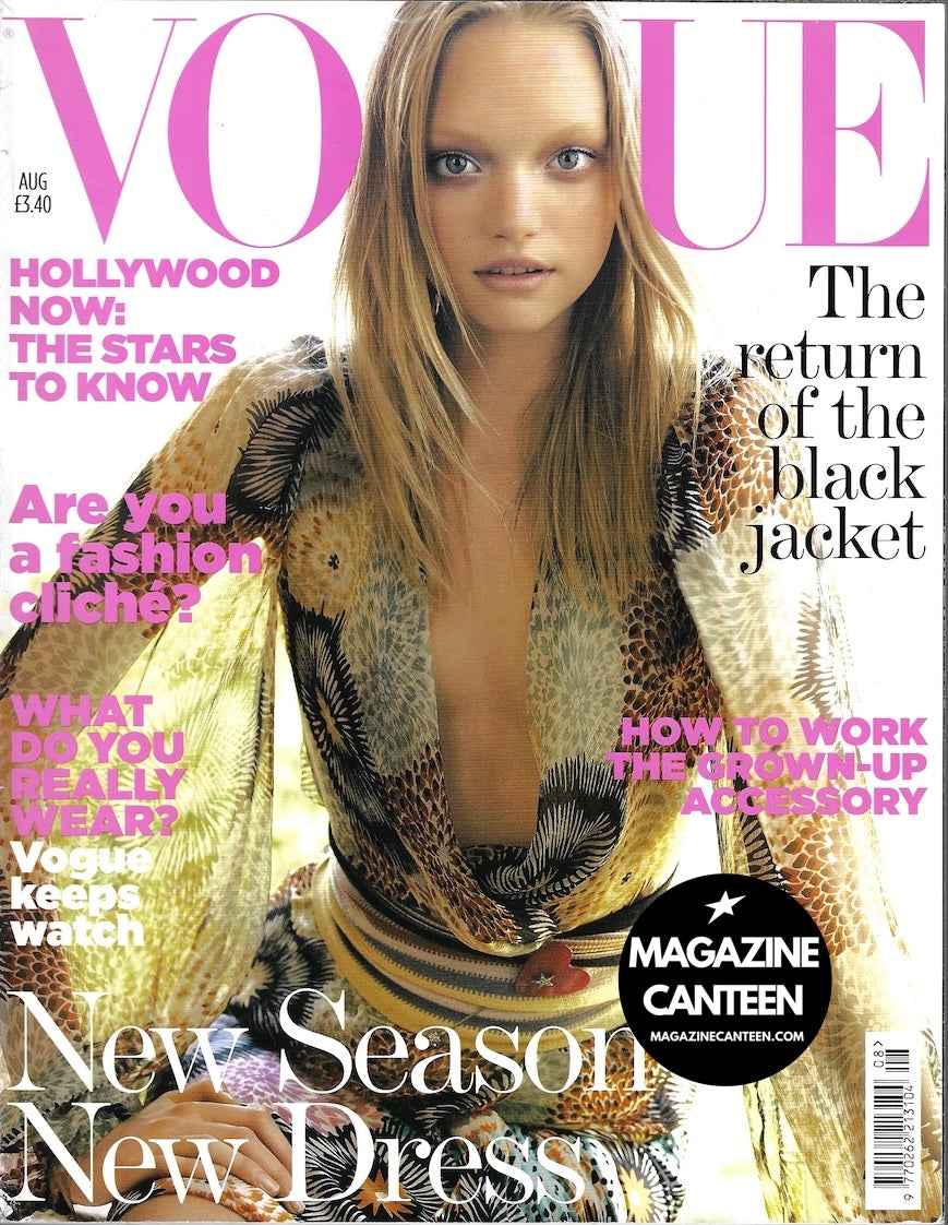 Vogue Magazine August 2005 - Gemma Ward 