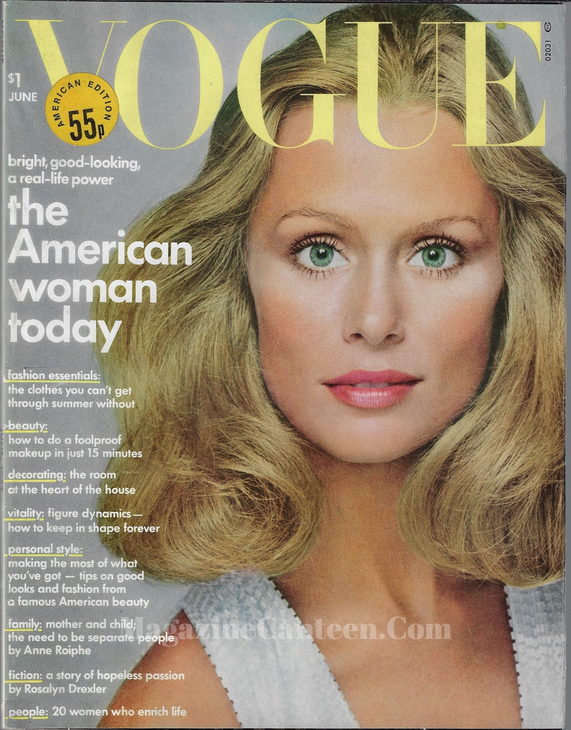 Vogue USA Magazine June 1973 - Lauren Hutton – magazine canteen