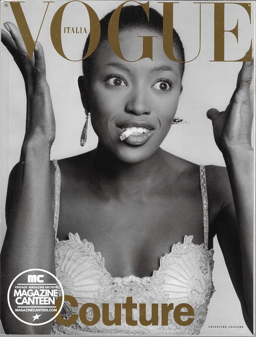 Vogue Italia Magazine - Naomi Campbell MONICA BELLUCCI Guinevere Van Seenus 1996