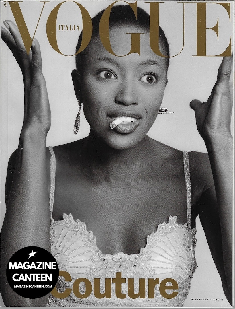 Vogue Italia Magazine 1996 - Naomi Campbell MONICA BELLUCCI Guinevere Van Seenus