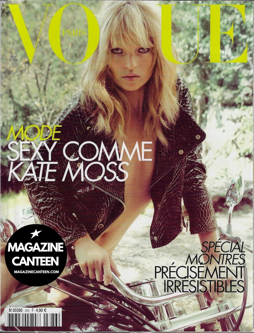 Vogue Paris Magazine 2008 - Kate Moss DARIA WERBOWY Guinevere Van Seenus