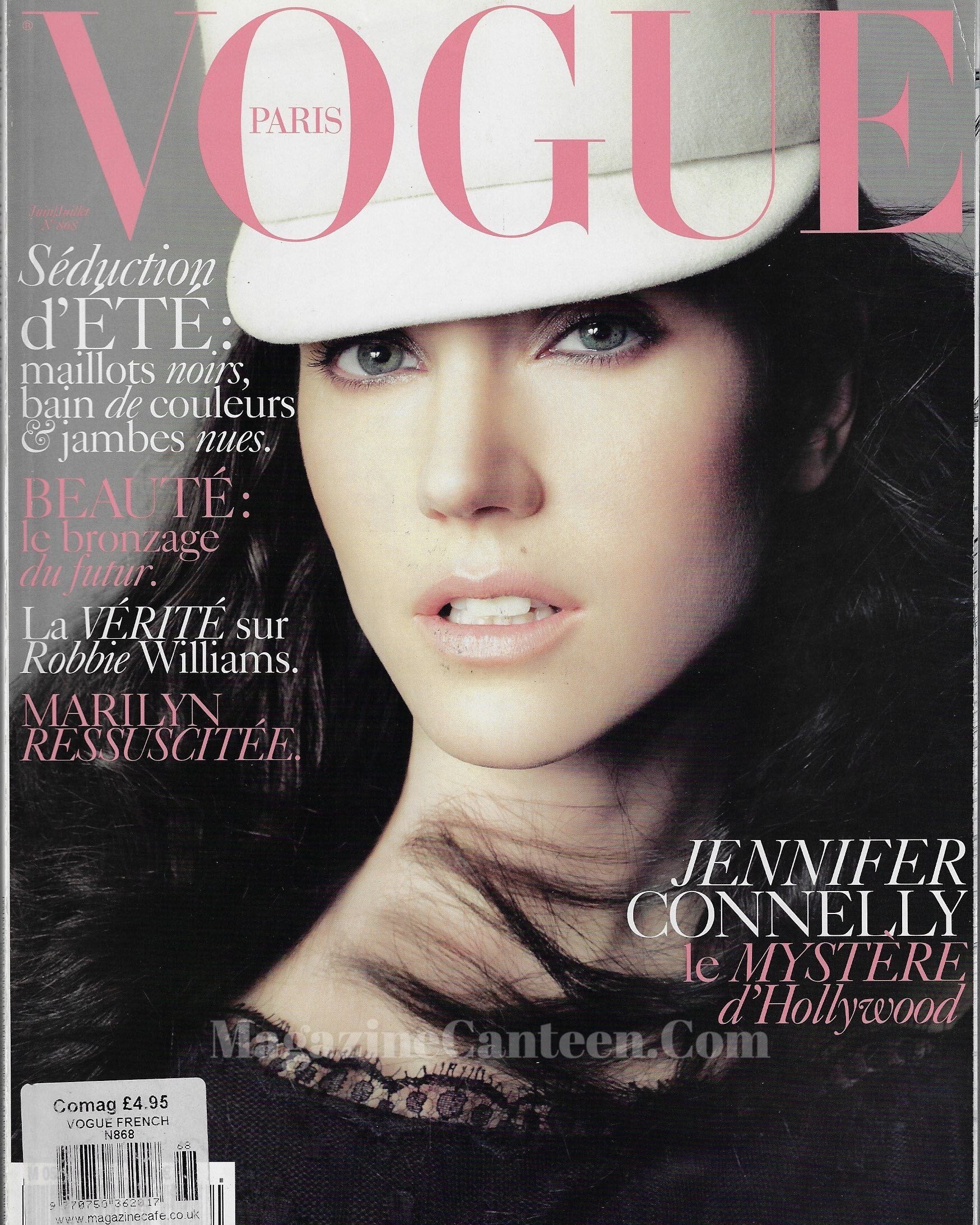 Vogue Paris Magazine 2006 - Jennifer Connelly