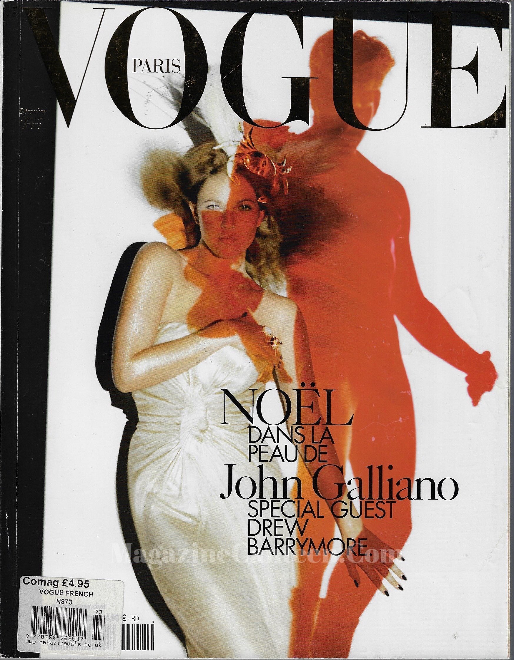 Vogue Paris Magazine 2006 - Drew Barrymore