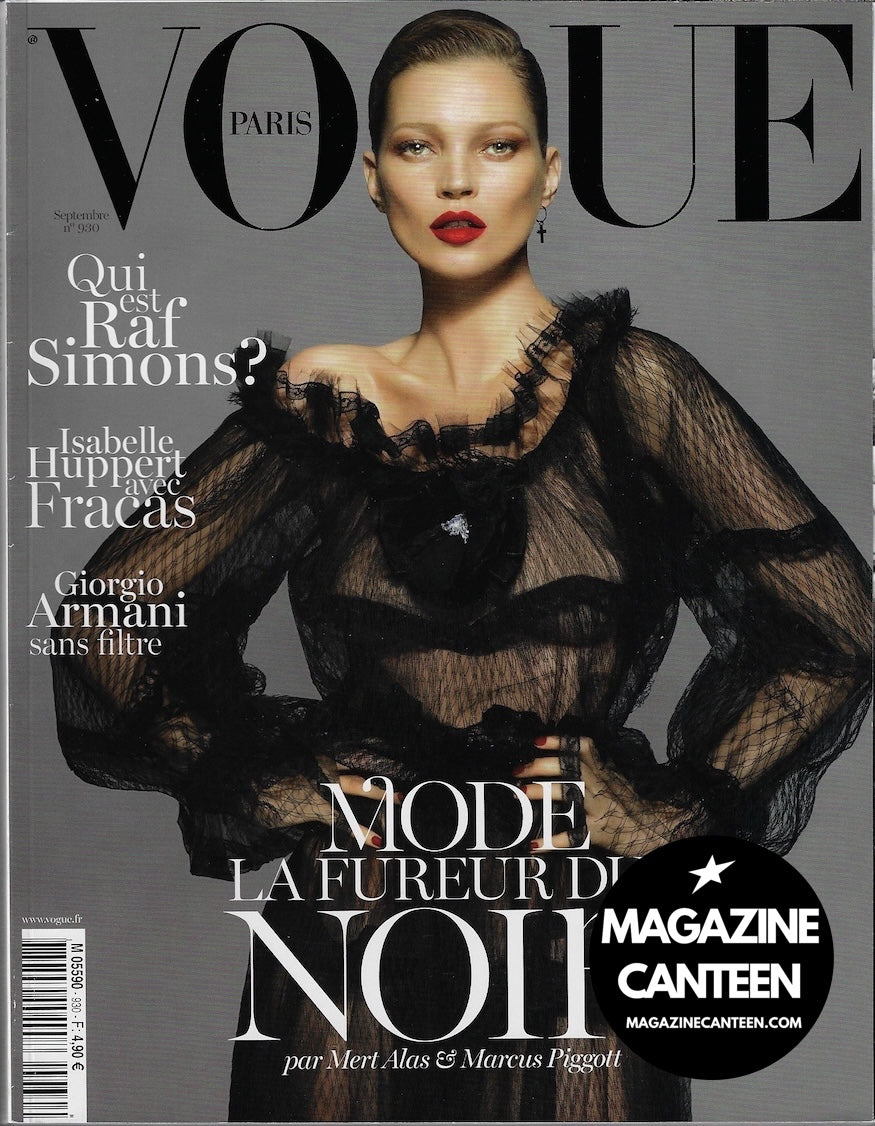Vogue Paris Magazine 2012 - Kate Moss DARIA WERBOWY Lara Stone