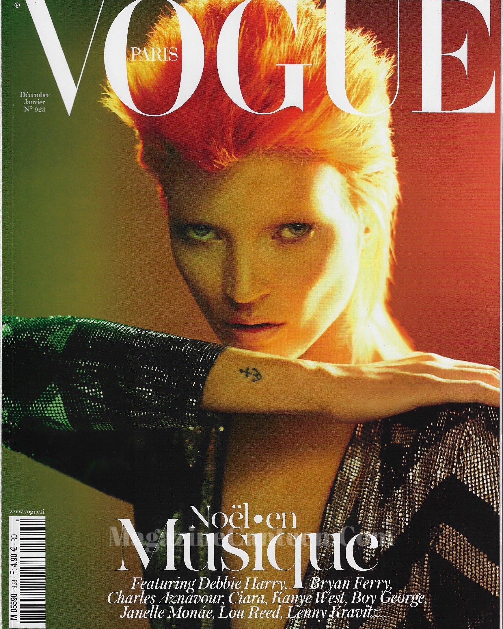 Vogue Paris Magazine 2011 - Kate Moss David Bowie
