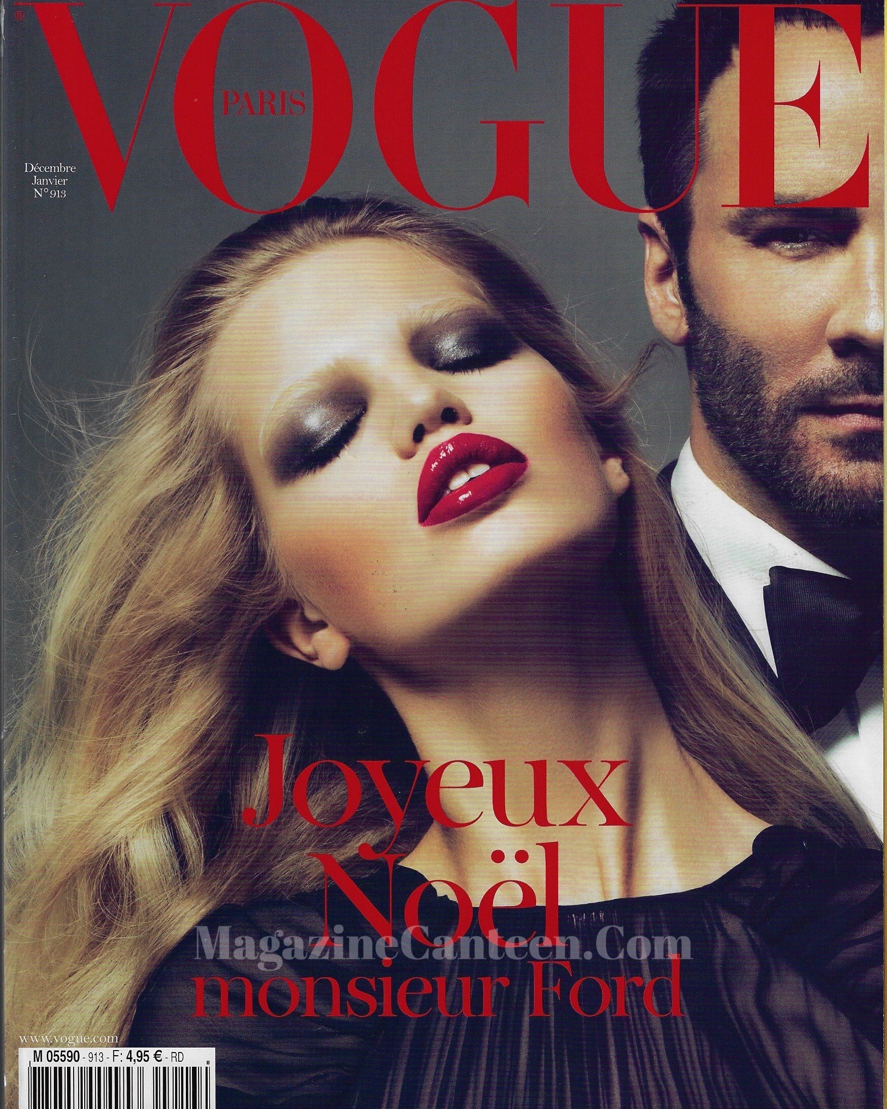 Vogue Paris Magazine 2010 - Daphne Groeneveld Tom Ford A