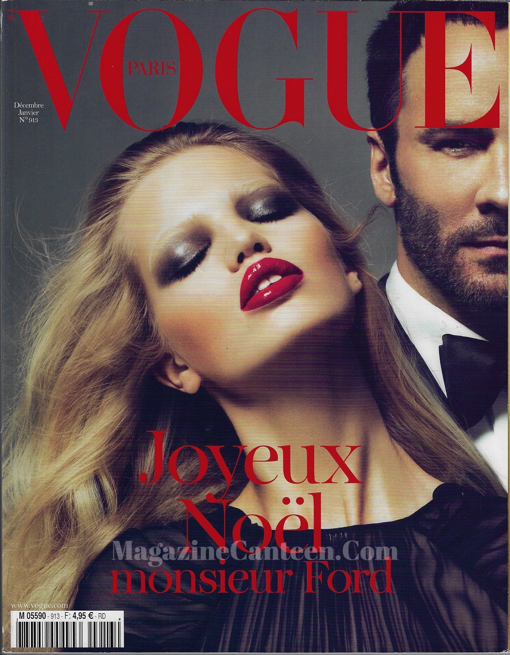 Vogue Paris Magazine 2010 - Daphne Groeneveld Tom Ford A