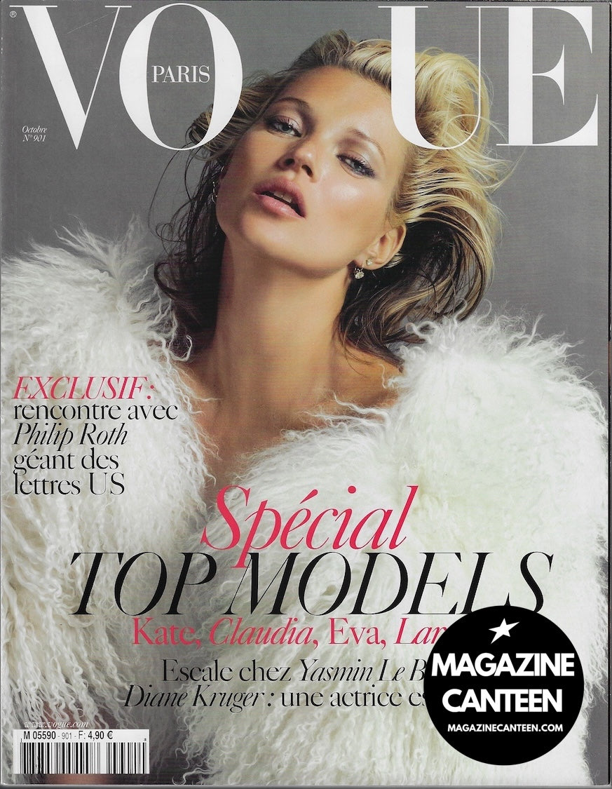 Vogue Paris Magazine 2009 - KATE MOSS Sealed CLAUDIA SCHIFFER DVD
