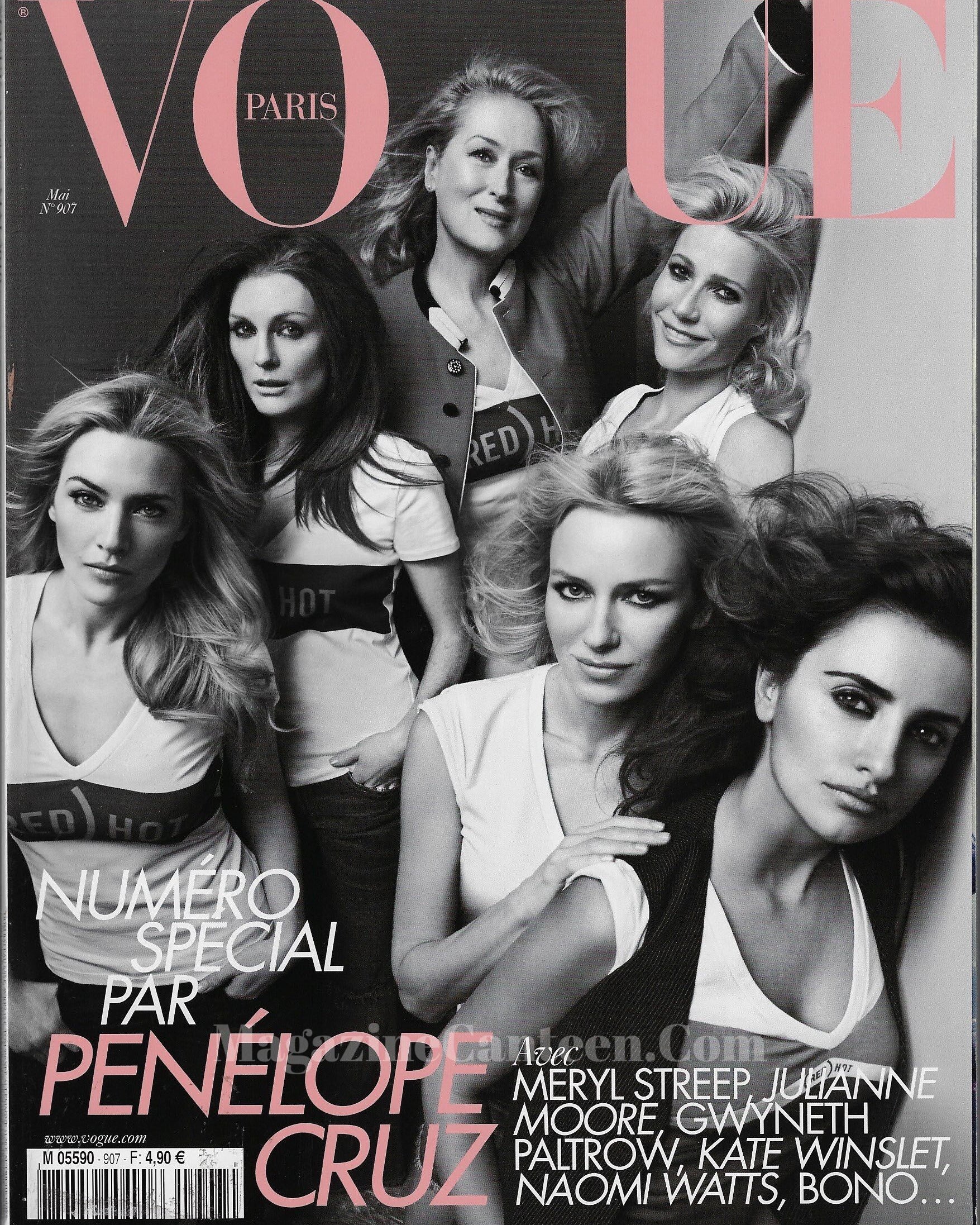 Vogue Paris Magazine 2010 - Naomi Watts Kate Winslet