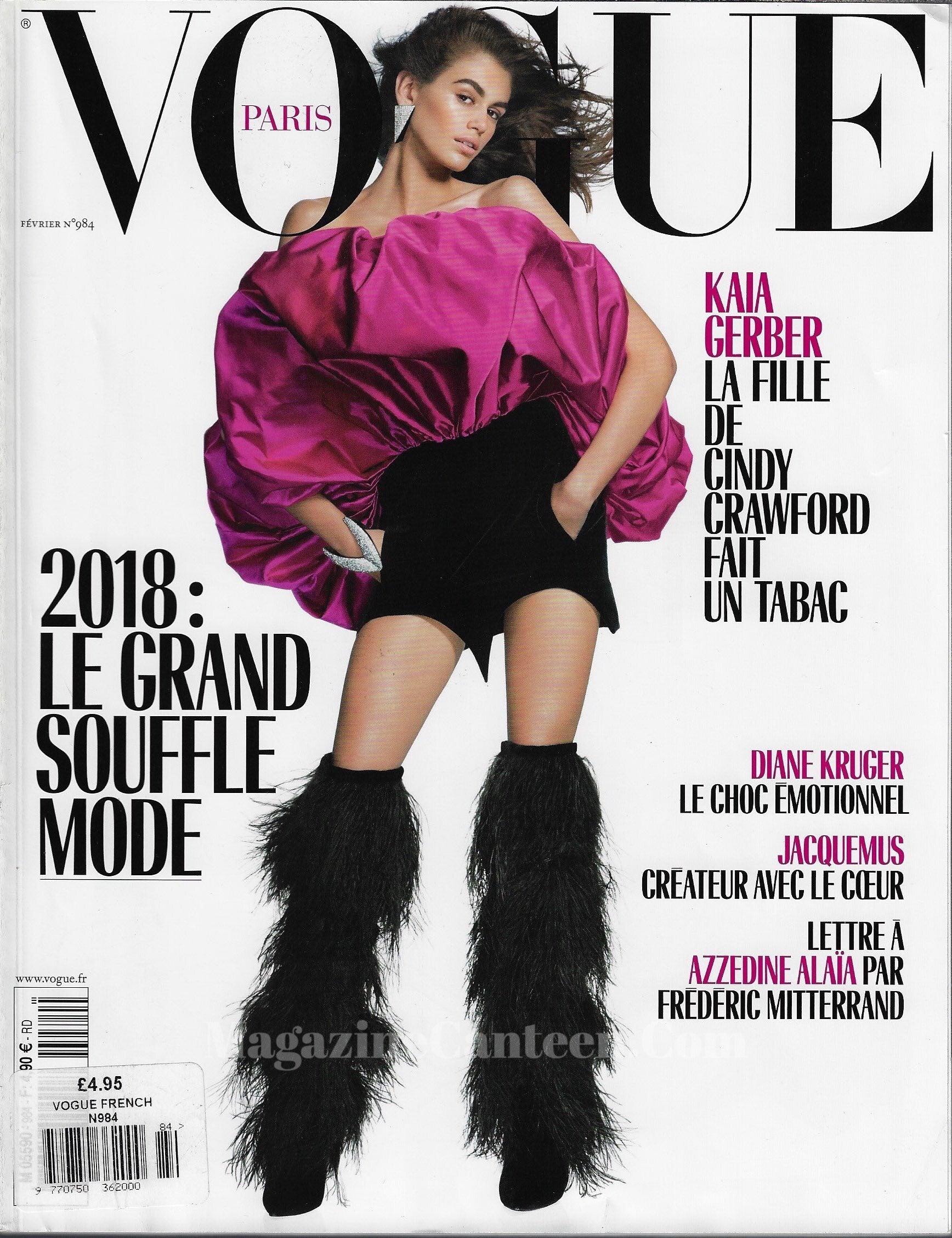 Vogue Paris Magazine 2018 - Kaia Gerber 