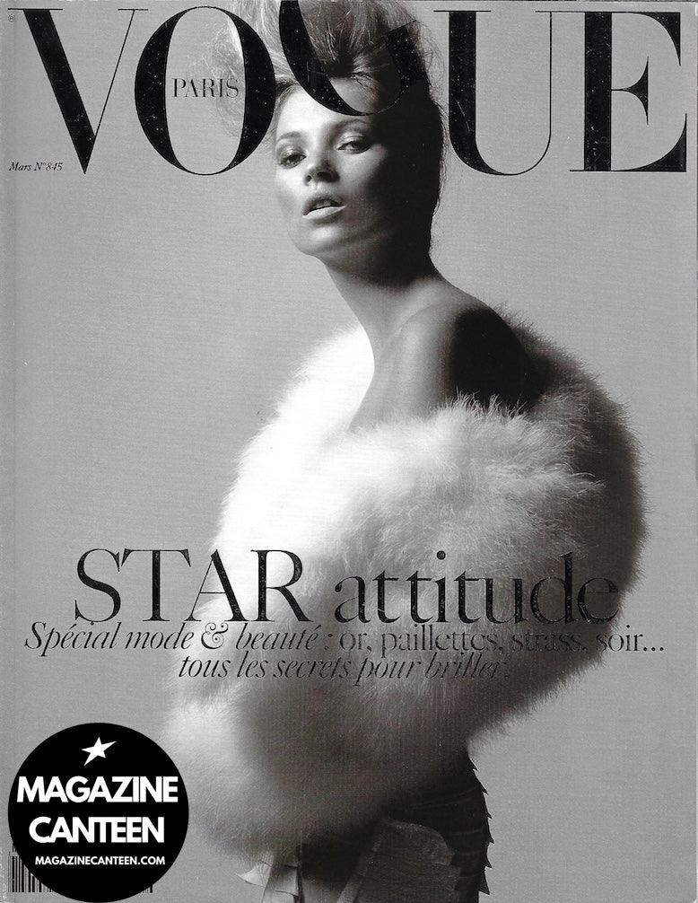 Vogue Paris Magazine 2004 - KATE MOSS Daria Werbowy GISELE BUNDCHEN