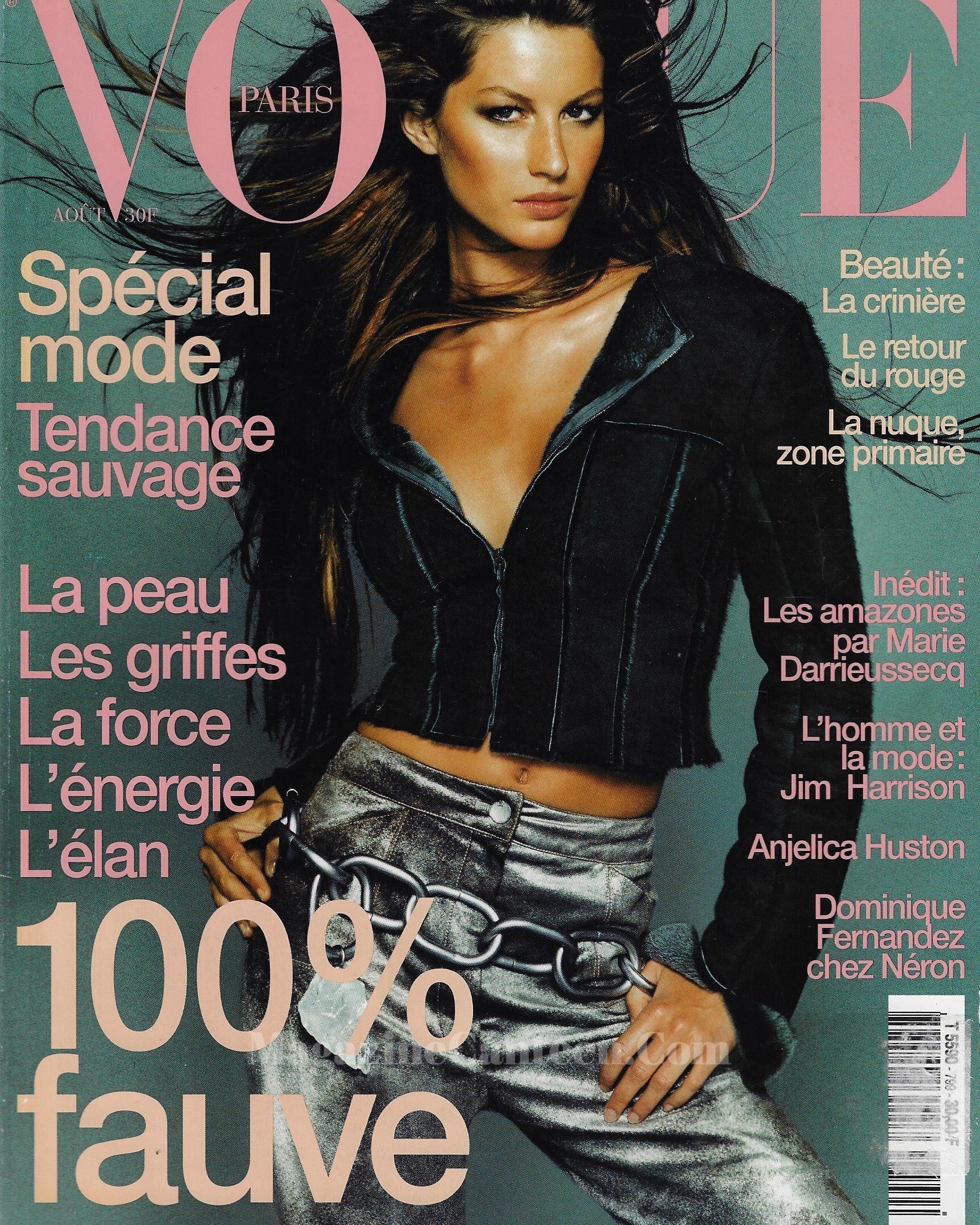 Vogue Paris Magazine 1999 - Gisele Bundchen