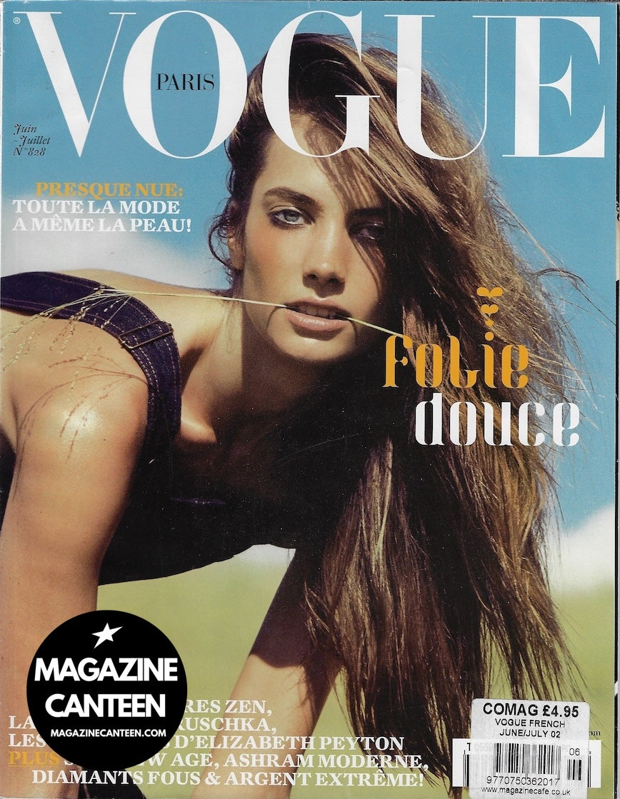 Vogue Paris Magazine 2002 - Jessica Miller NATALIA VODIANOVA Eva Herzigova