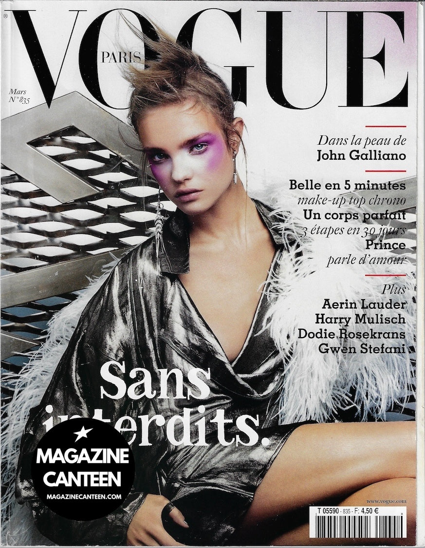 Vogue Paris Magazine 2003 - Natalia Vodianova PAOLO ROVERSI Craig McDean