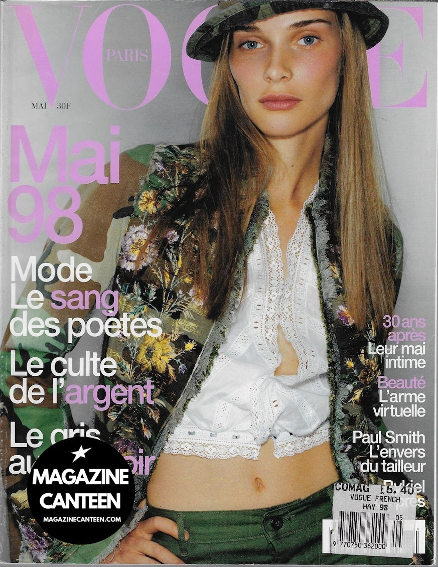 Vogue Paris Magazine 1998 - Ewa Witkowska NADJA AUERMANN Paul Smith