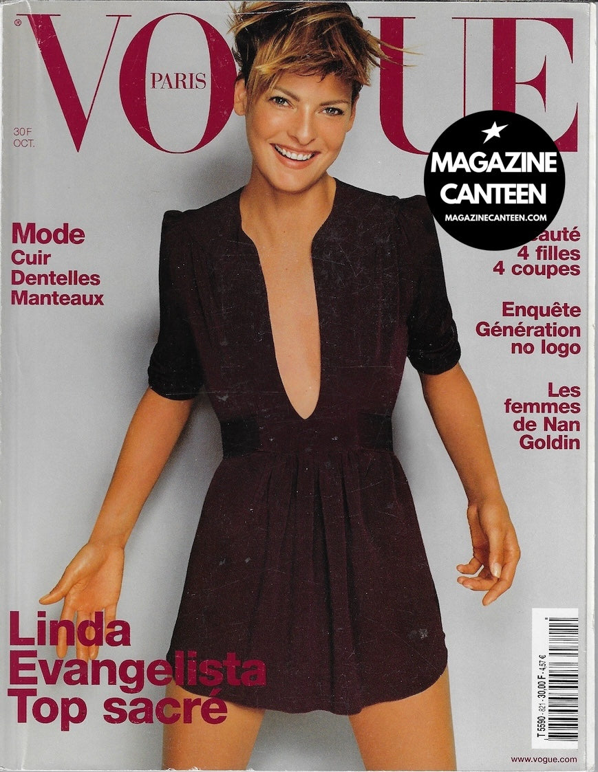 Vogue Paris Magazine 2001 - Linda Evangelista STEVE HIETT Terry Richardson