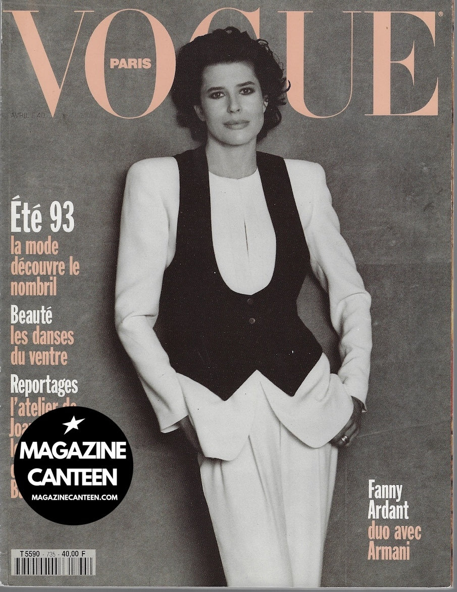 Vogue Paris Magazine 1993 - Fanny Ardant BRUCE WEBER Heather Stewart Whyte
