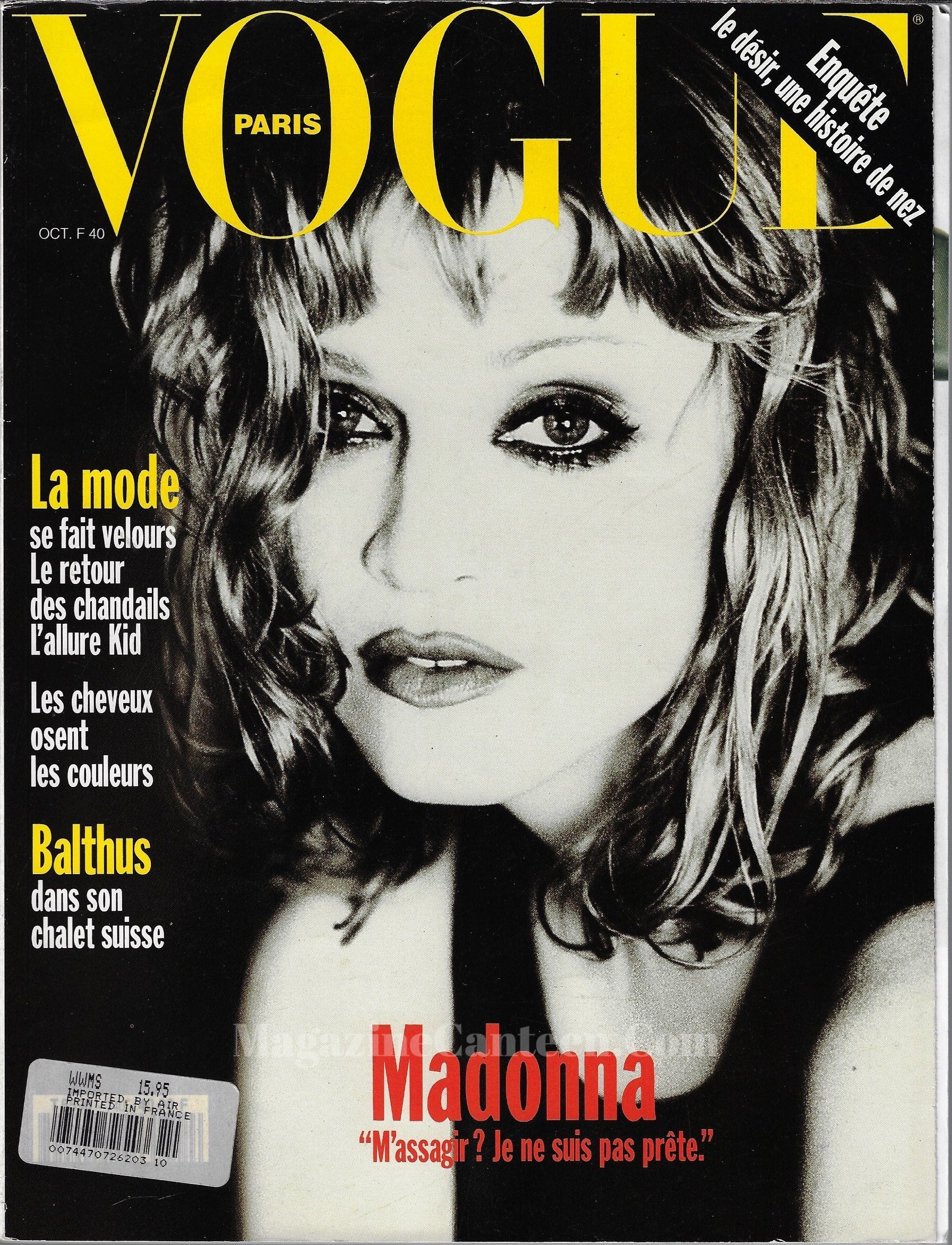 Vogue Paris Magazine 1993 - Madonna