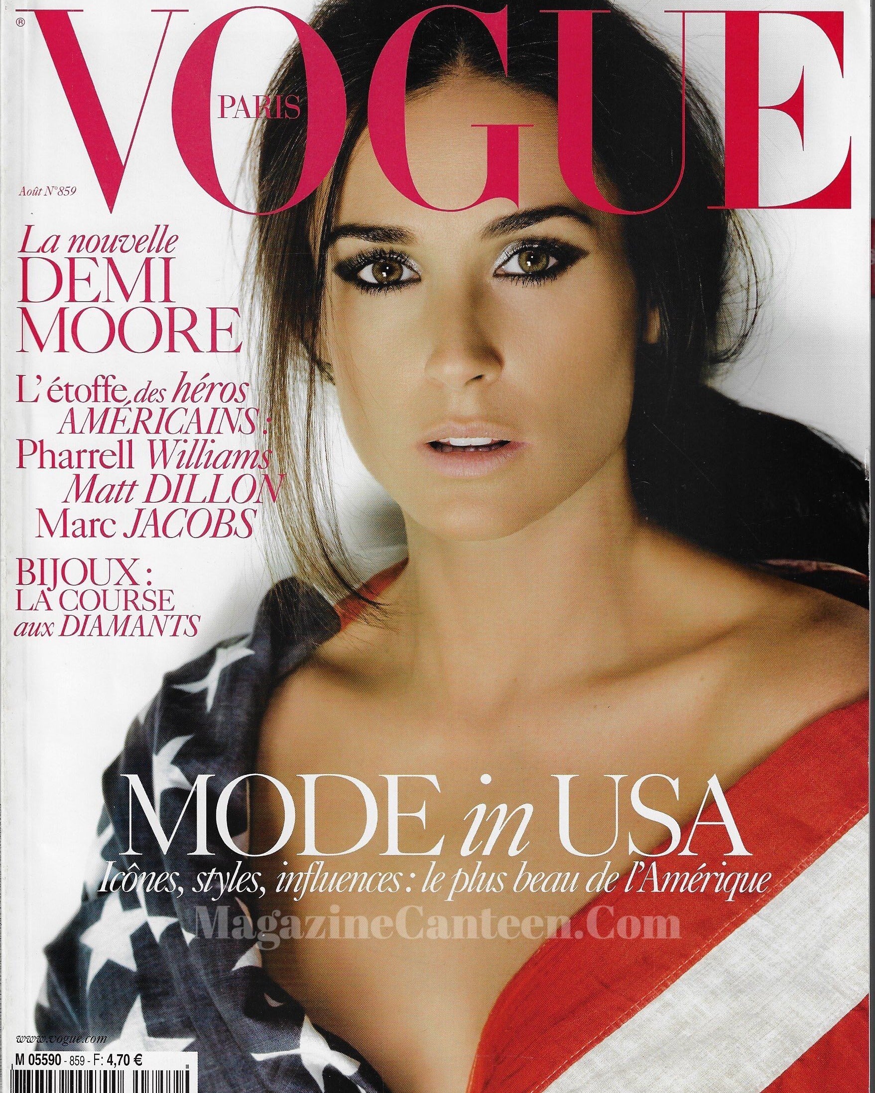 Vogue Paris Magazine 2005 - Demi Moore